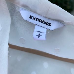 Express Tops - Polka Dot Button Down Express Tops - Polka Dot Button Down